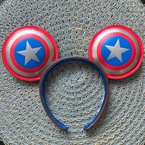 Authentic Disneyland Captain America Mickey ears